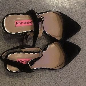 Slightly worn Betsy Johnson shoes with gems